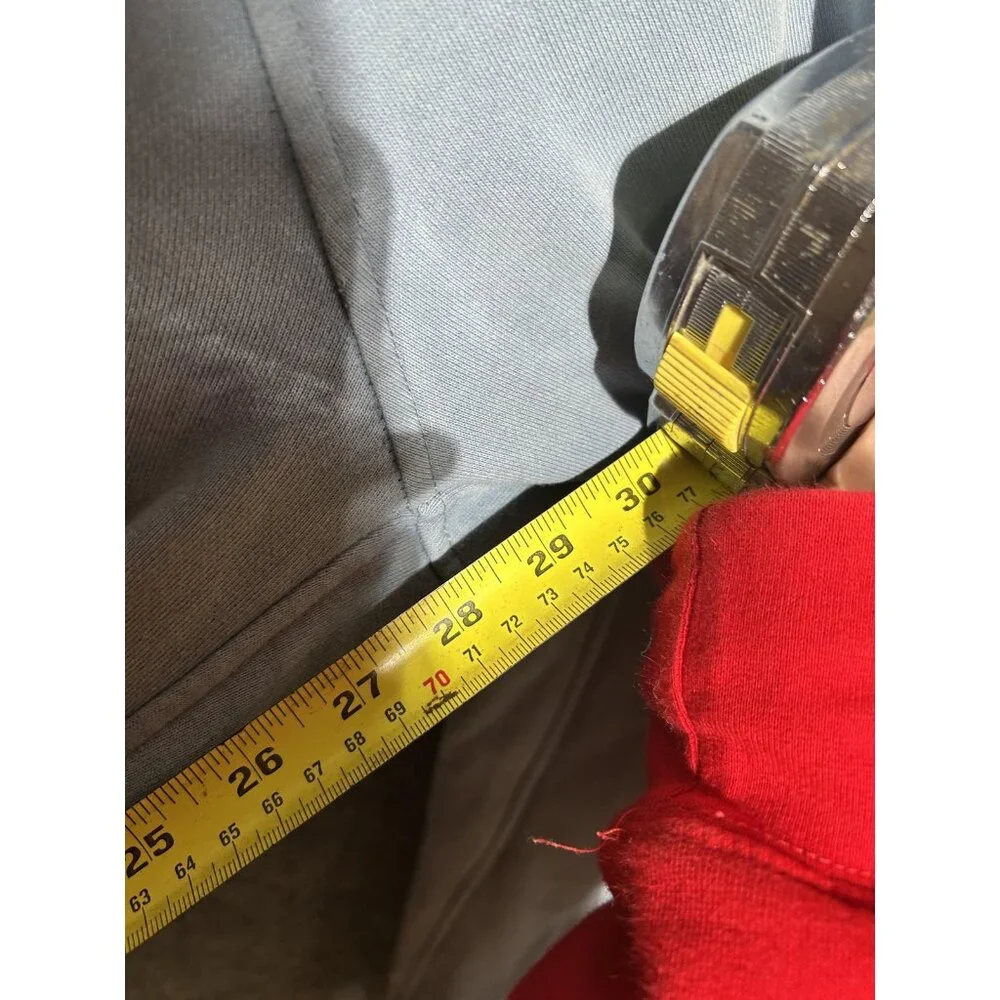 Cuts Pants Mens 2XL Blue Fleece Sweatpants Joggers Elastic Waist Pockets